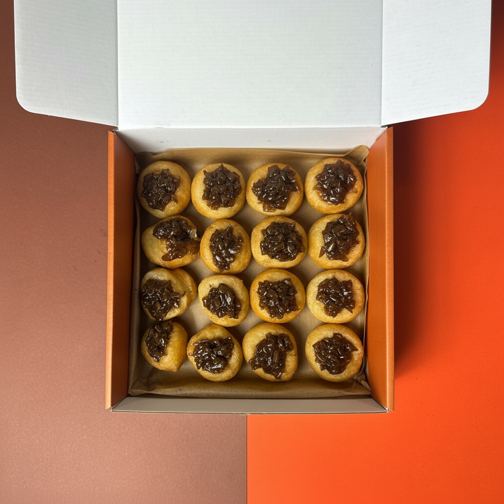 BUÑUELOS SALADOS con salsa