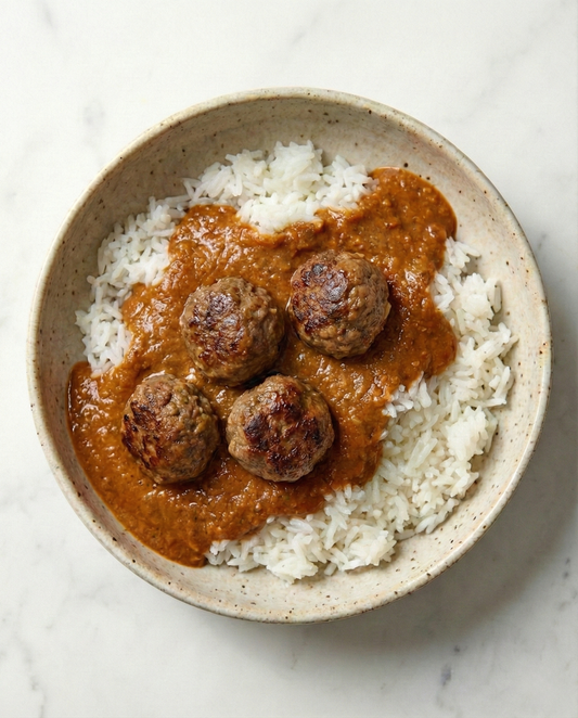 Mafé con Albóndigas (Pollo o Ternera)